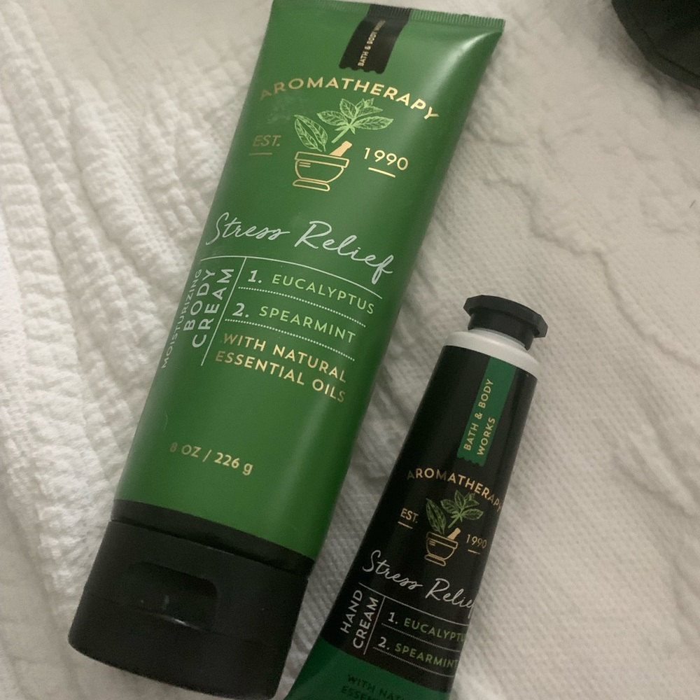 Stress relief body cream
